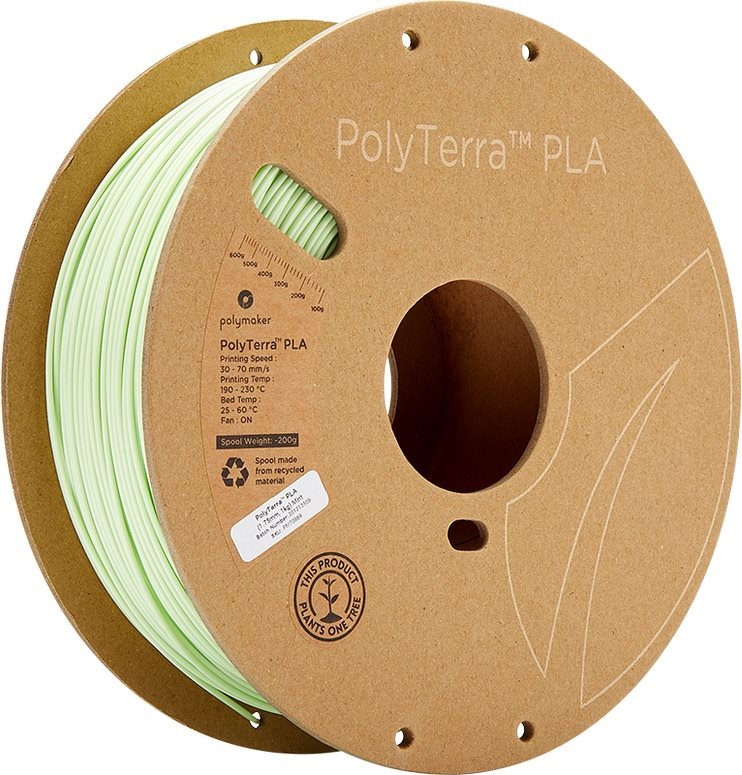3D nyomtatószál Polymaker PolyTerra PLA menta