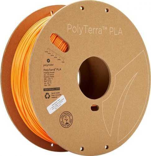 3D nyomtatószál Polymaker PolyTerra PLA narancssárga
