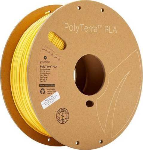 3D nyomtatószál Polymaker PolyTerra PLA sárga