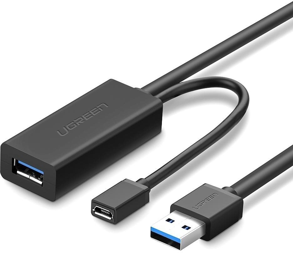 Adatkábel UGREEN USB 3.0 Extension Cable 5m Black