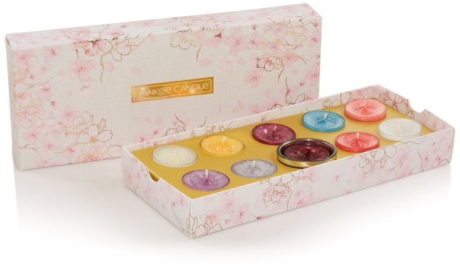 Ajándék szett YANKEE CANDLE ajándék szett 10× teafény és gyertyatartó