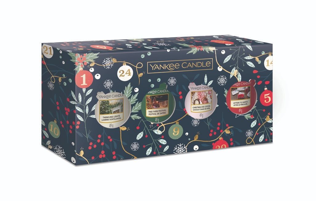 Ajándék szett YANKEE CANDLE karácsonyi ajándékcsomag 4×49 g