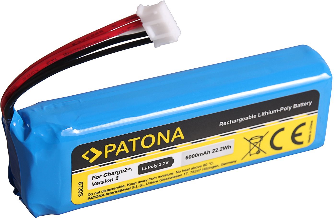 Akkumulátor PATONA hangszóró akkumulátor JBL Charge 2 + / Charge 3 (2015)