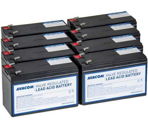 Akkumulátor szünetmentes tápegységhez AVACOM RBC27 - akkumulátor-felújító készlet (8 akkumulátor)