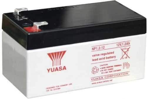 Akkumulátor szünetmentes tápegységhez YUASA 12V 1.2Ah karbantartásmentes ólomsavas akkumulátor NP1.2-12