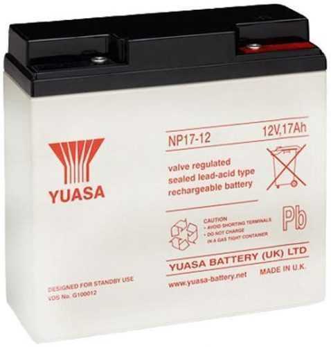 Akkumulátor szünetmentes tápegységhez YUASA 12V 17Ah Karbantartásmentes ólomakkumulátor NP17-12