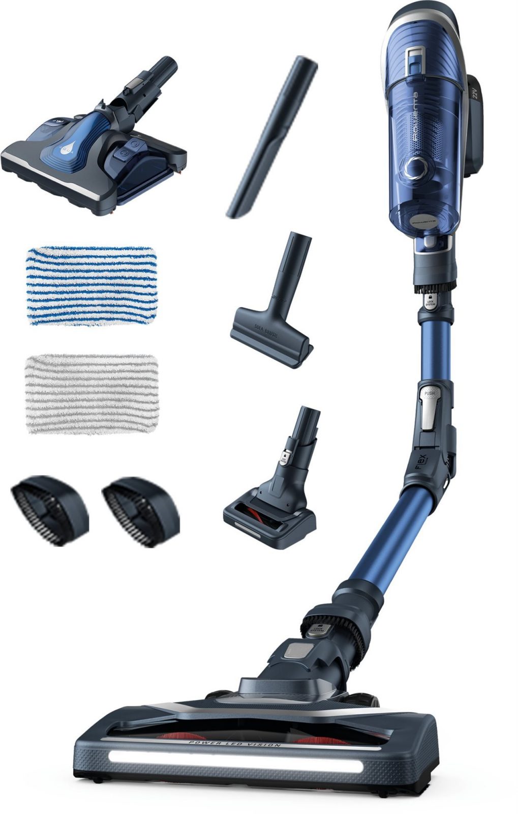 Álló porszívó Rowenta RH9690WO X-Force Flex 8.60 4 az 1-ben Aqua