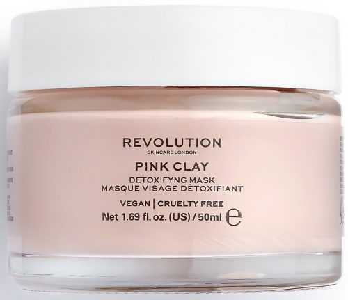 Arcpakolás REVOLUTION SKINCARE Pink Clay Detoxifying 50 ml