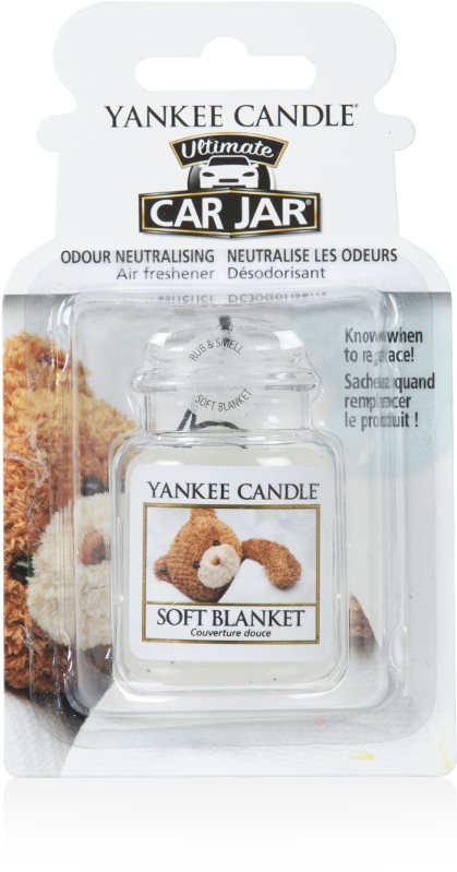 Autóillatosító YANKEE CANDLE Car Jar Soft Blanket autós légfrissítő