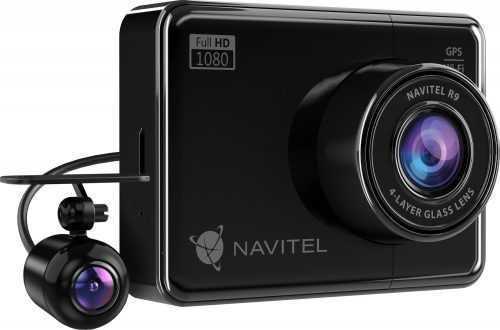 Autós kamera NAVITEL R9 Dual GPS Wifi (47 ország radarjai)
