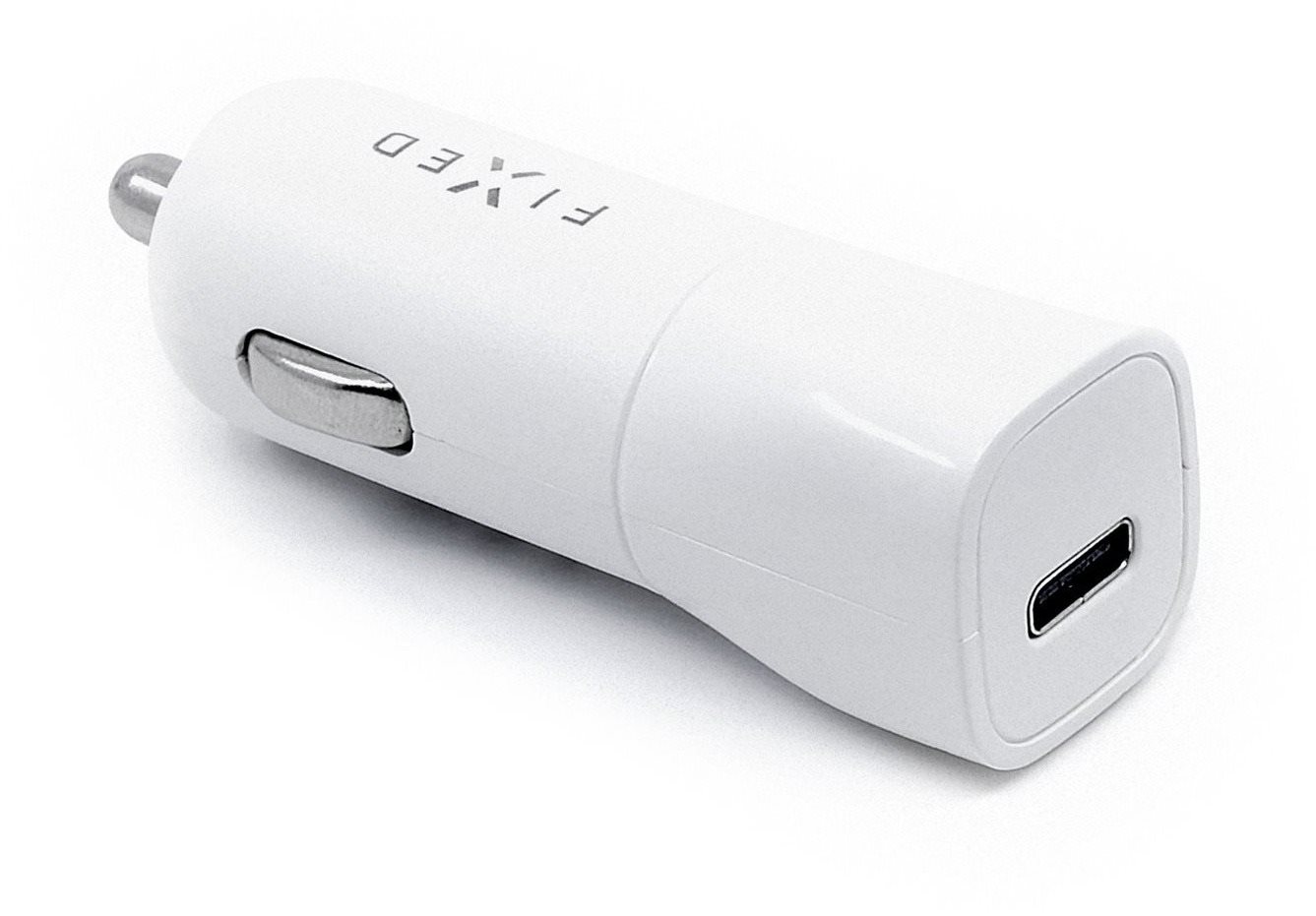 Autós töltő FIXED car USB-C kimenettel és PD 18W támogatással