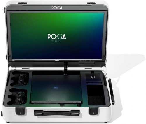 Bőrönd POGA Pro - PlayStation 4 Slim LCD monitorral utazótáska