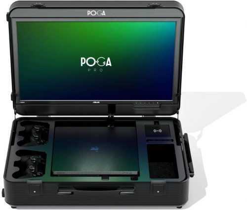 Bőrönd POGA Pro - PlayStation 4 Slim LCD monitorral utazótáska