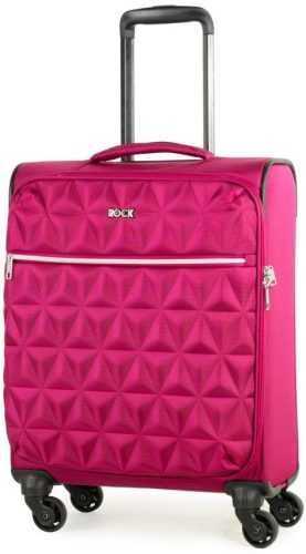 Bőrönd ROCK TR-0207 - rózsaszín S méret