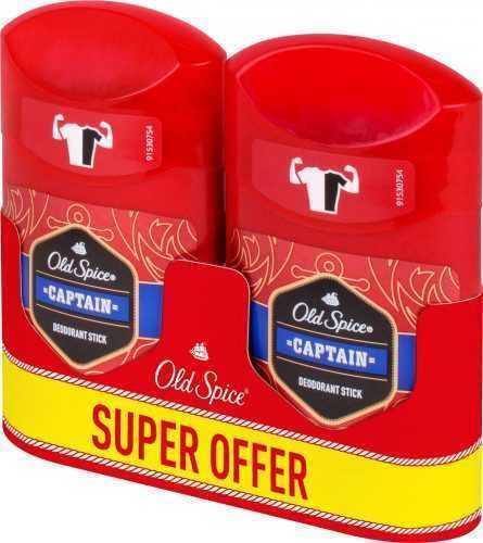 Dezodor OLD SPICE Captain deo pack 2× 50 ml