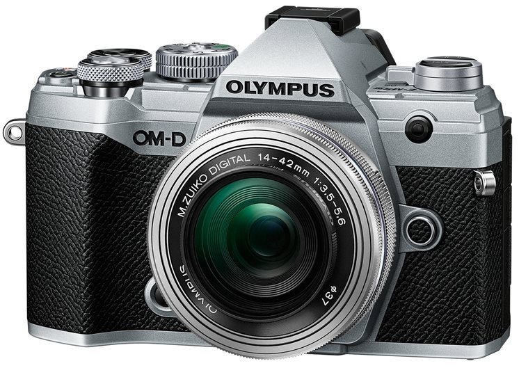Digitális fényképezőgép Olympus OM-D E-M5 Mark III + ED 14-42 mm f/3.5-5.6 EZ ezüst