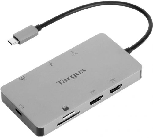 Dokkoló állomás Targus® USB-C™ Universal Dual HDMI 4K Docking Station with 100W PD Pass-Thru