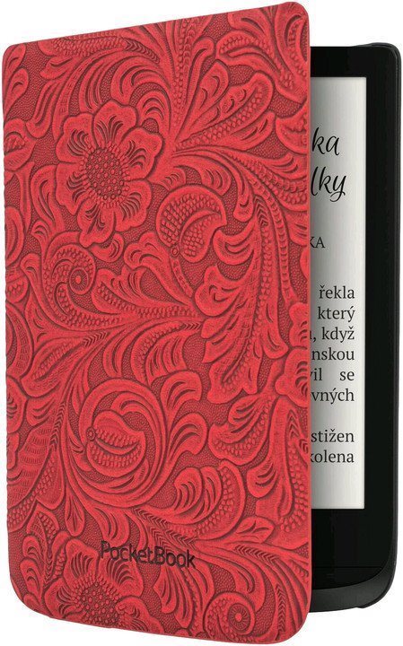 E-book olvasó tok PocketBook HPUC-632-R-F Red Flowers