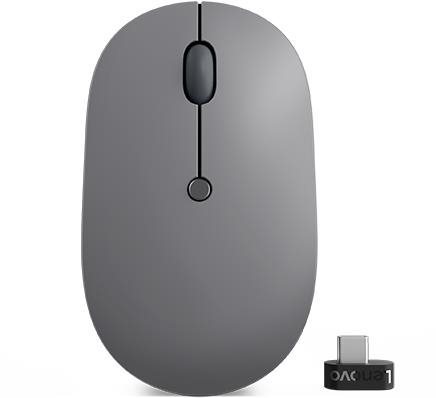 Egér Lenovo Go USB-C Wireless Mouse (Storm Grey)