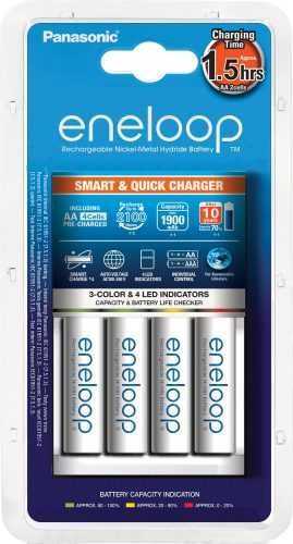 Elemtöltő Panasonic eneloop KJ55MCC40E 4xAA