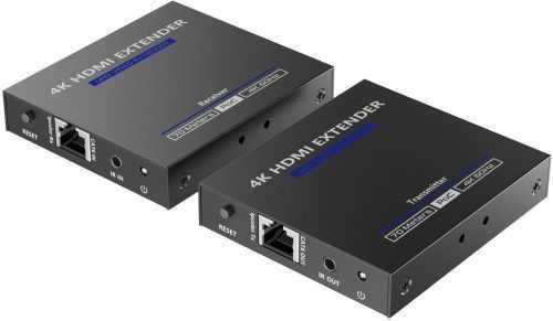 Extender PremiumCord HDMI 2.0 extender Ultra HD 4kx2k@60Hz 70m-re Cat6/Cat6A/Cat7-en keresztül