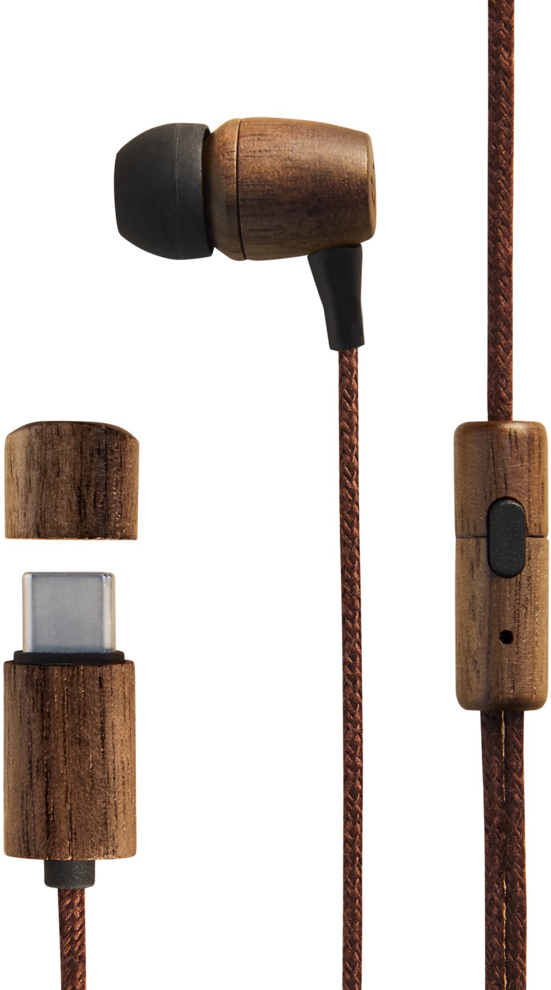 Fej-/fülhallgató Energy Sistem Earphones Eco Walnut Wood