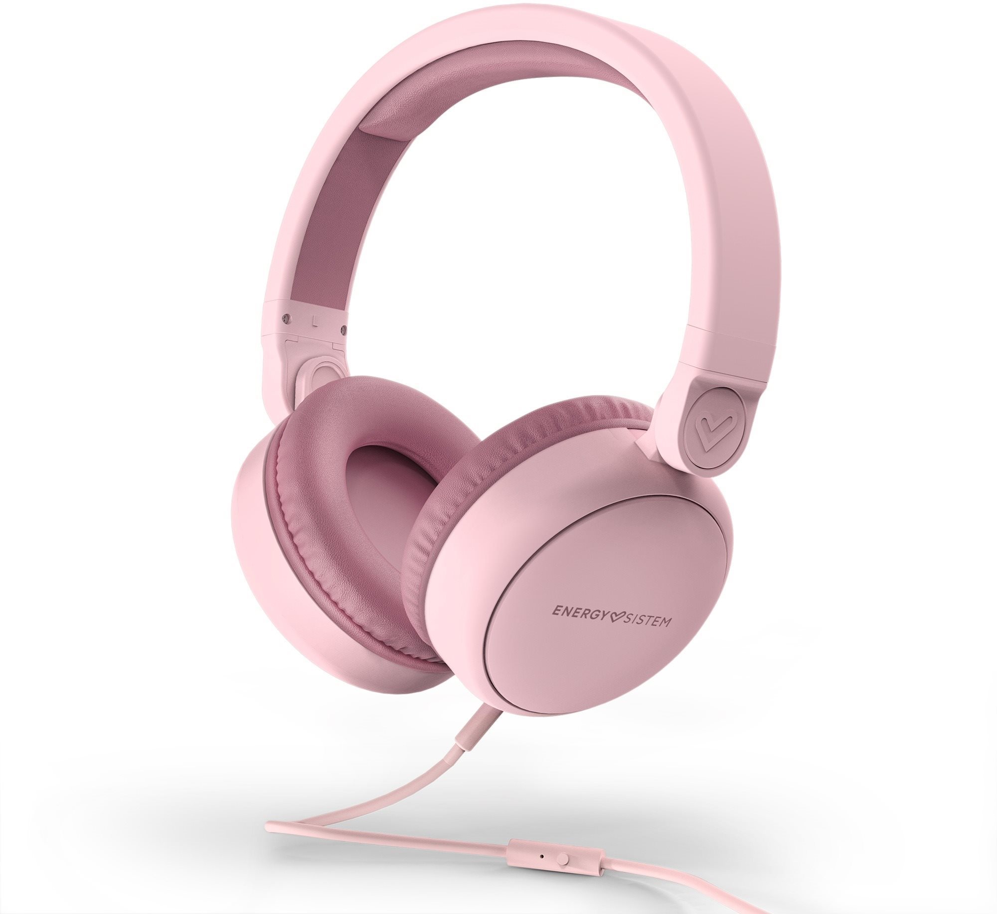 Fej-/fülhallgató Energy Sistem Headphones Style 1 Talk MK2 Pure Pink