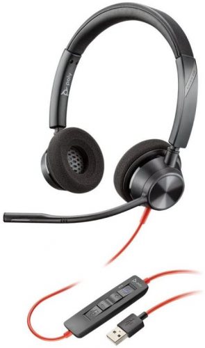 Fej-/fülhallgató Poly BLACKWIRE 3320 Microsoft