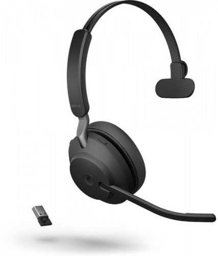 Fejhallgató Jabra Evolve2 65 MS Mono USB-A Black