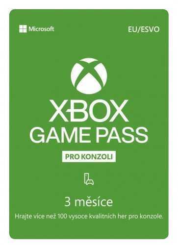 Feltöltőkártya Xbox Game Pass - 3 hónapos előfizetés