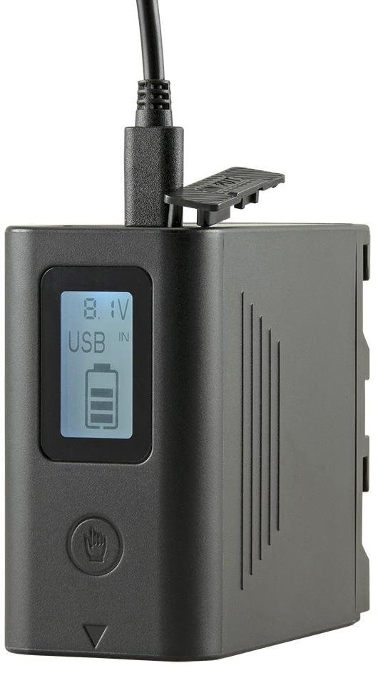 Fényképezőgép akkumulátor Jupio ProLine NP-F970 LCD 10050mAh