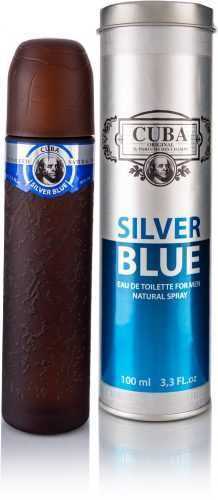 Férfi Eau de Toilette CUBA Silver Blue EdT 100 ml