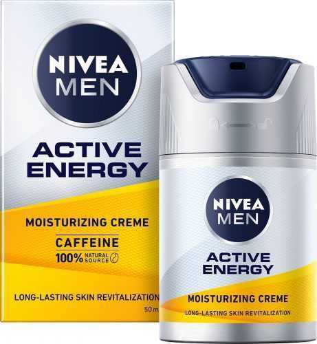 Férfi arckrém NIVEA Men Active Energy Face Cream 50 ml