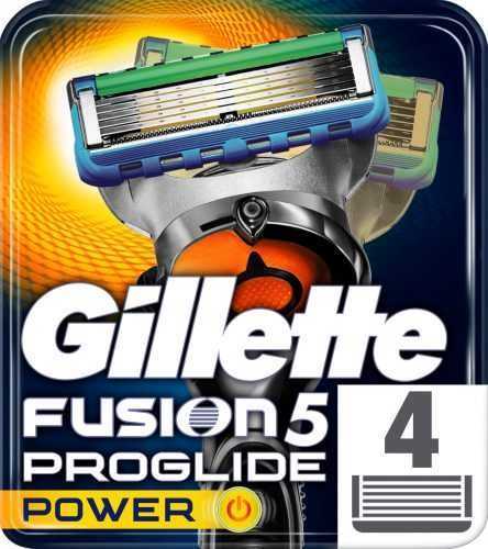 Férfi borotvabetét GILLETTE Fusion ProGlide Power 4 db