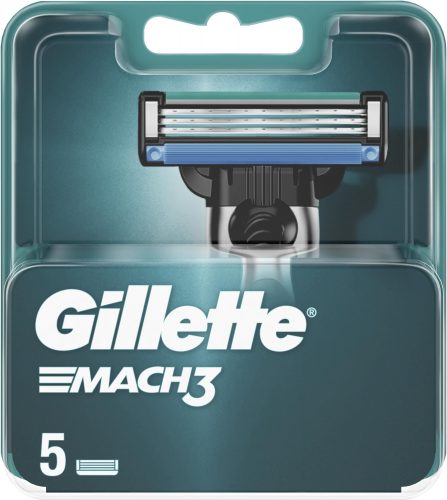 Férfi borotvabetét GILLETTE Mach3 Tartalék férfi borotvabetét 5 db