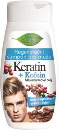 Férfi sampon BIONE COSMETICS Bio Keratin + Koffein Regeneráló tápláló sampon férfiaknak 260 ml
