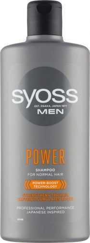 Férfi sampon SYOSS Power&Strength Shampoo 440 ml