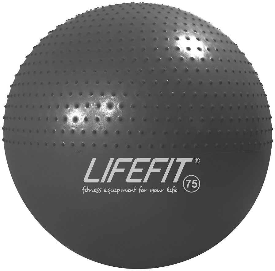 Fitness labda Lifefit masszázslabda 75 cm