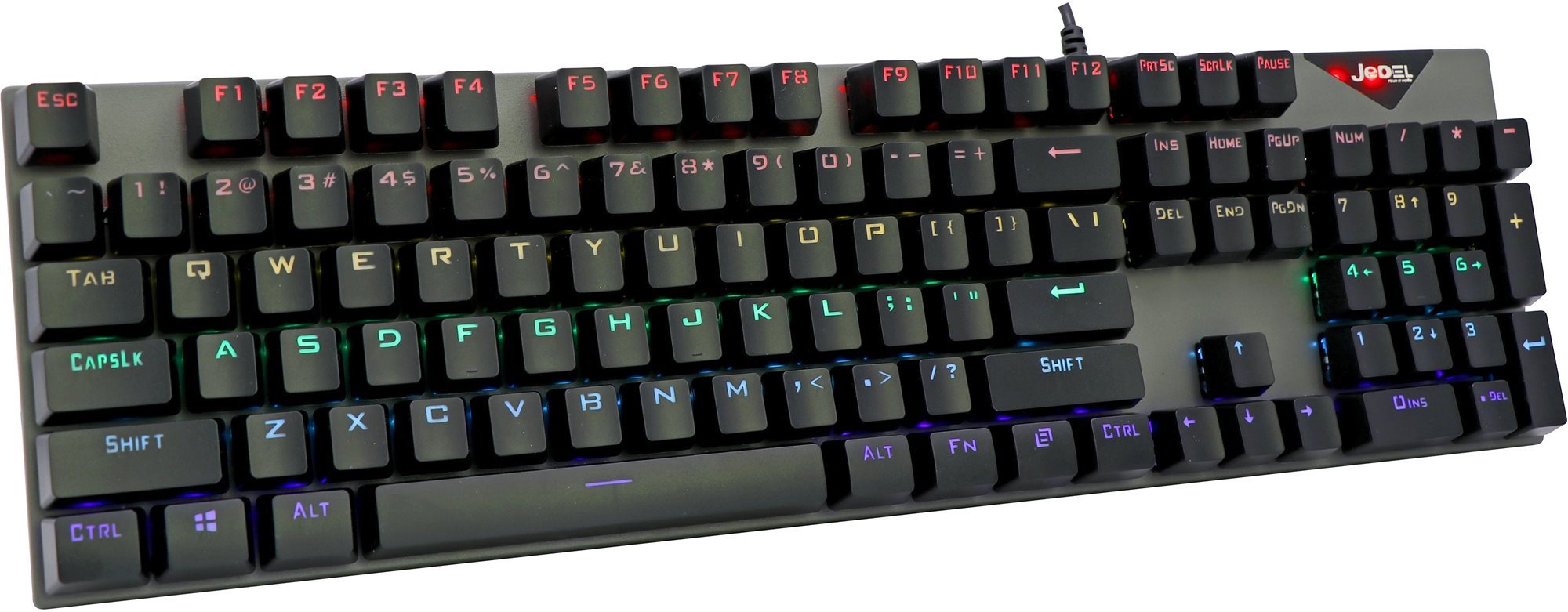 Gamer billentyűzet JEDEL KL-95 Mechanical Quiet Backlit