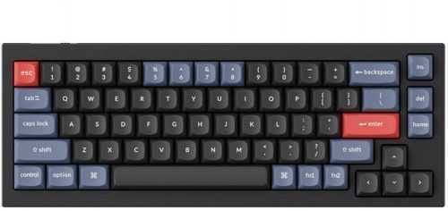Gamer billentyűzet Keychron Q2 TKL QMK Gateron G PRO Hot-Swappable Blue Switch - US
