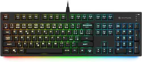 Gamer billentyűzet Rapture DELTA Kailh Blue fekete