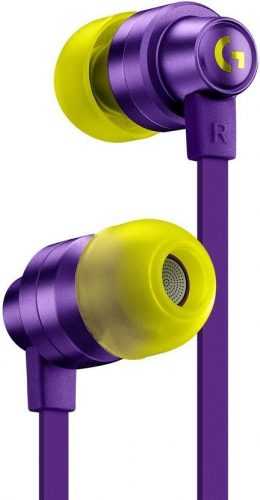 Gamer fejhallgató Logitech G333 Gaming Earphones Purple