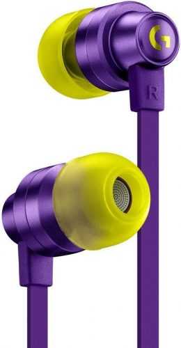 Gamer fejhallgató Logitech G333 Gaming Earphones Purple