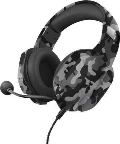 Gamer fejhallgató Trust GXT 323K CARUS HEADSET BLACK CAMO