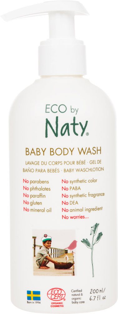 Gyerek szappan NATY Nature Babycare ECO tusfürdő babák számára 200 ml