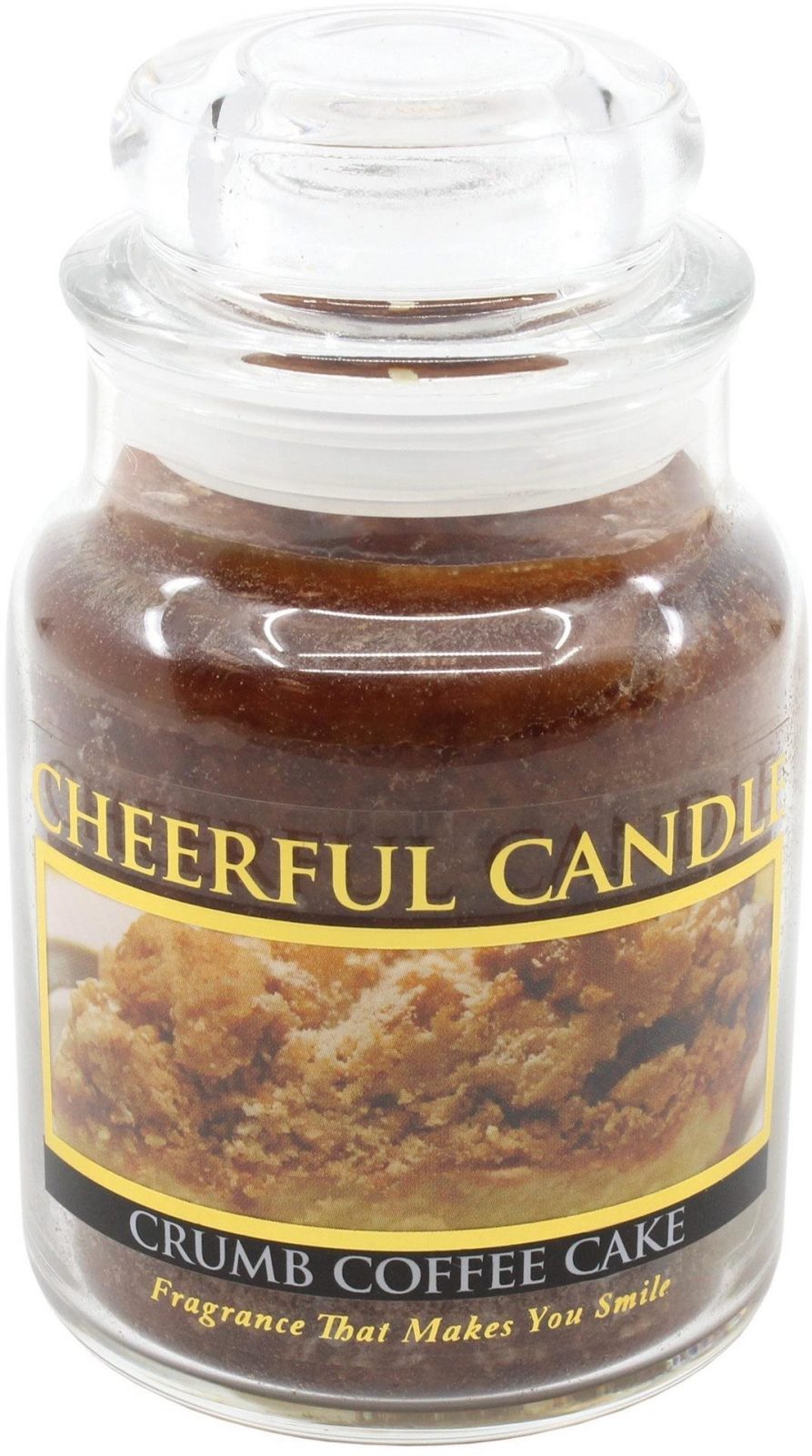 Gyertya CHEERFUL Morzsás kávés sütemény 160 g