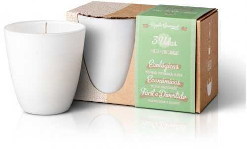 Gyertya THE GREATEST CANDLE IN THE WORLD Alma készlet 130 g + 2× utántöltő