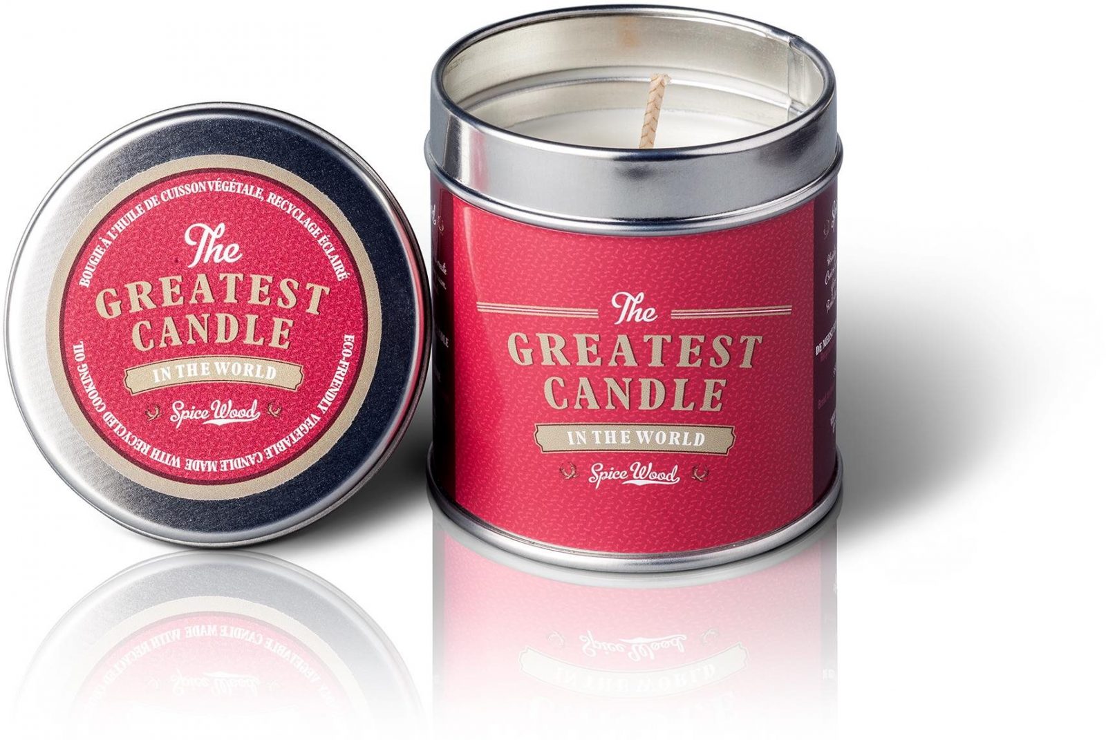 Gyertya THE GREATEST Candle Fa és fűszer 200 g