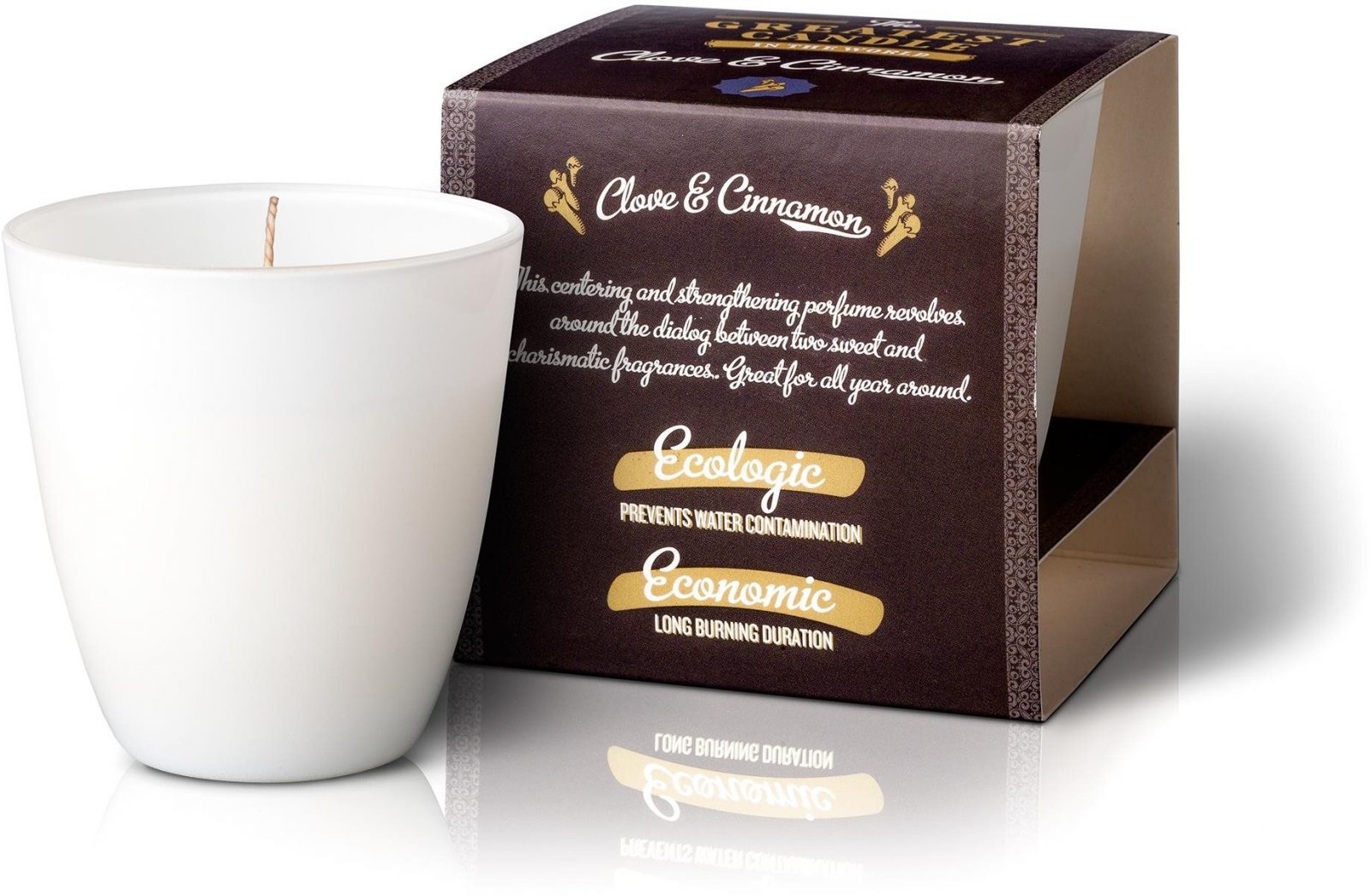 Gyertya THE GREATEST Candle Szegfűszeg és fahéj 130 g