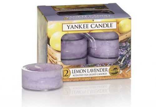 Gyertya YANKEE CANDLE Lemon Lavender 12 × 9